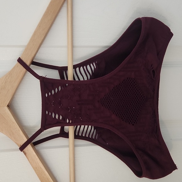 Intimately Free People Bralette Xs/s Burgundy - Picture 5 of 5